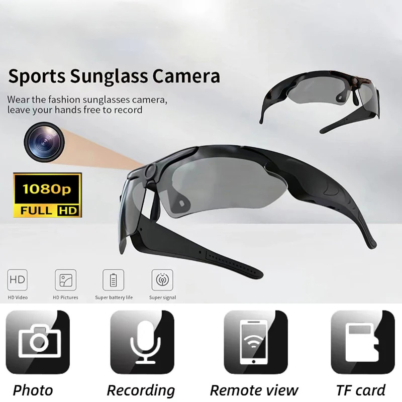 Home Security Camera - 1080P HD Camera Smart Glasses Mini
