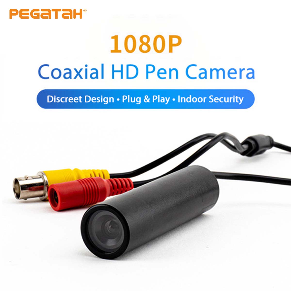 Home Security Cameras Outdoor - PEGATAH 2MP AHD Security Camera Mini