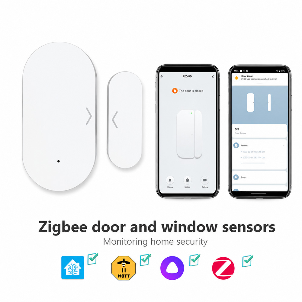 Home Security Technology - Zigbee 3.0 Door Window Sensor Magnetic
