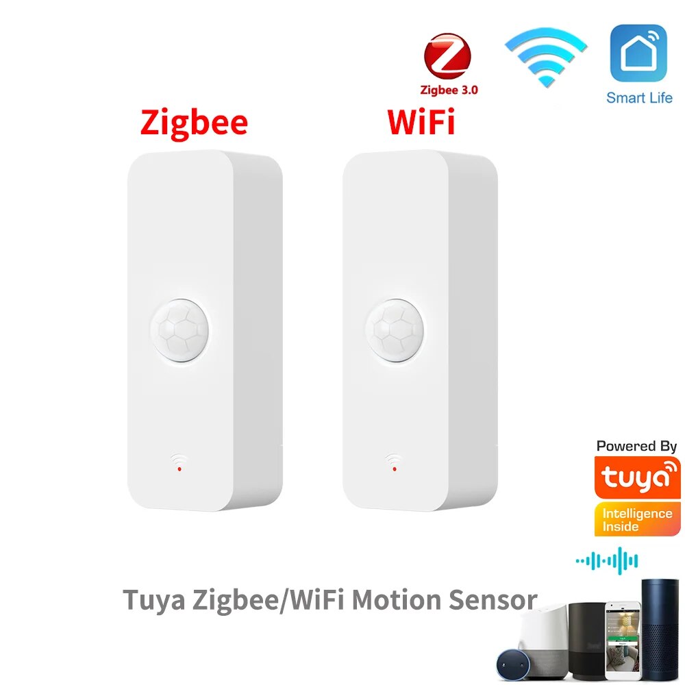 Home Security Technology - Tuya WiFi Zigbee PIR Motion Sensor