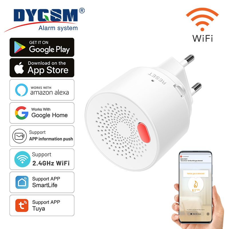 Home Security Gadgets - Tuya Smart Home Wifi Natural Gas