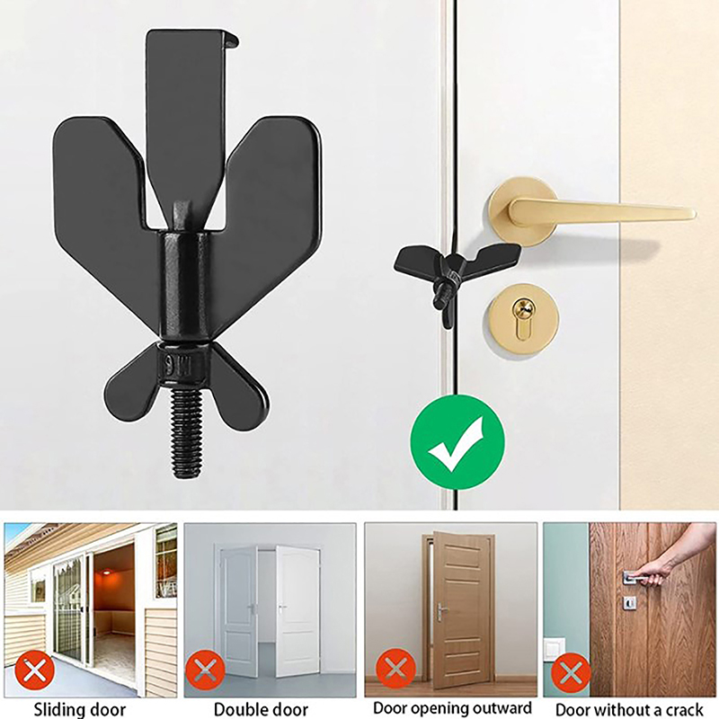 New-1PC Door Lock Security For - Home Security Jammers review and price