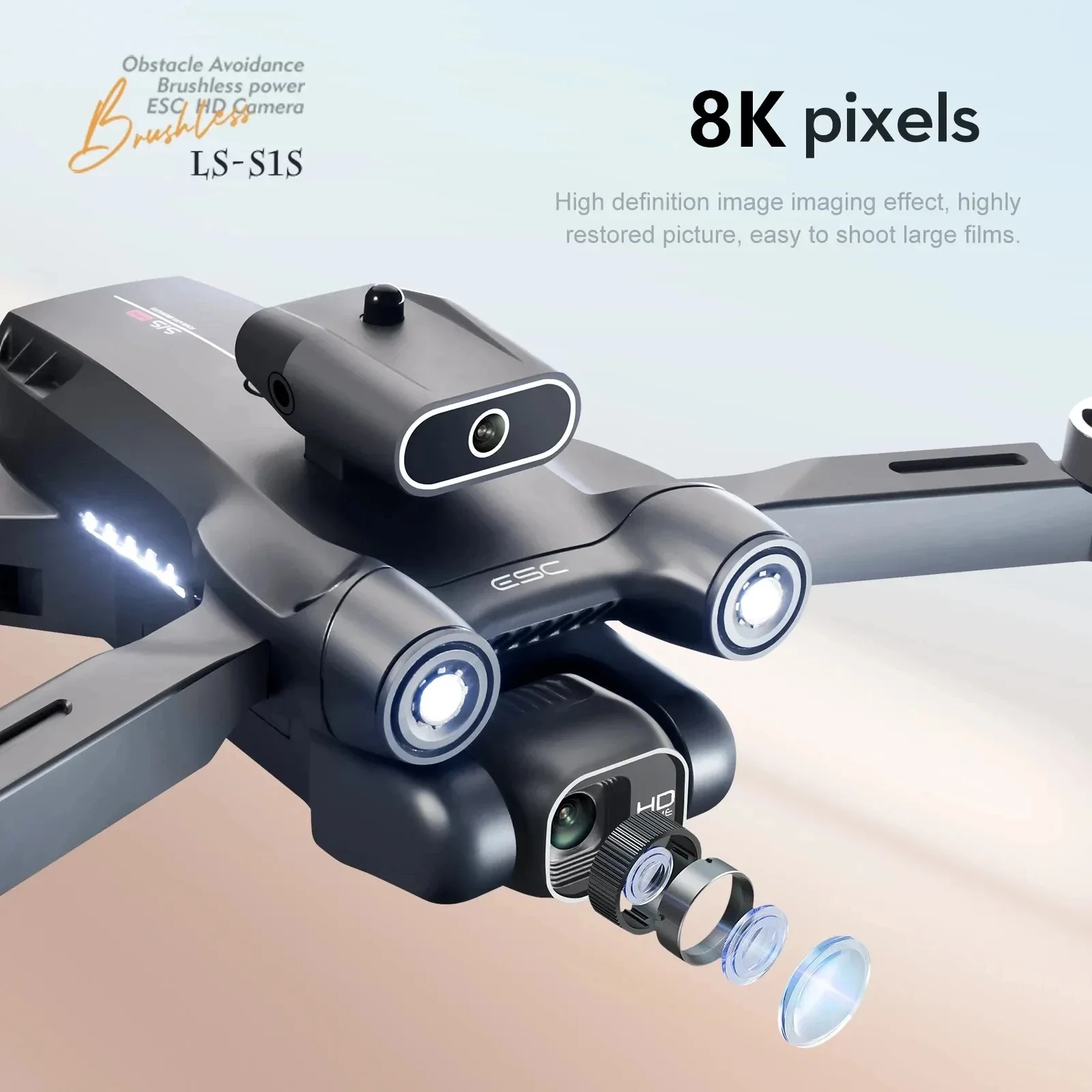 New S1S 5G GPS Drone Camera 8K - Home Security Cameras Outdoor review and price