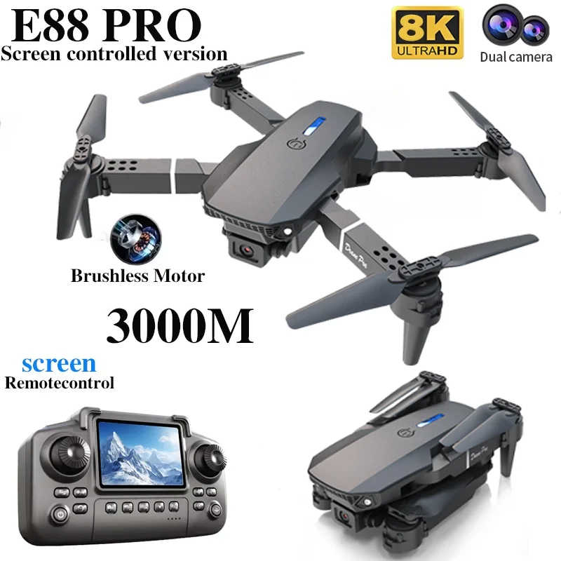 Professional E88 PRO Drone wit - Home Security Cameras Outdoor review and price