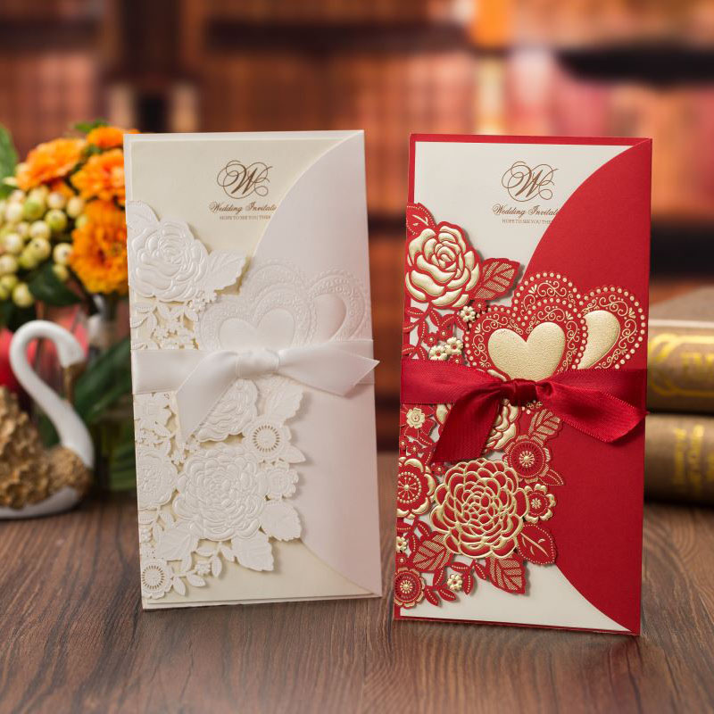 5/10Pcs Laser Cut Wedding Invi - Home Security Laser review and price