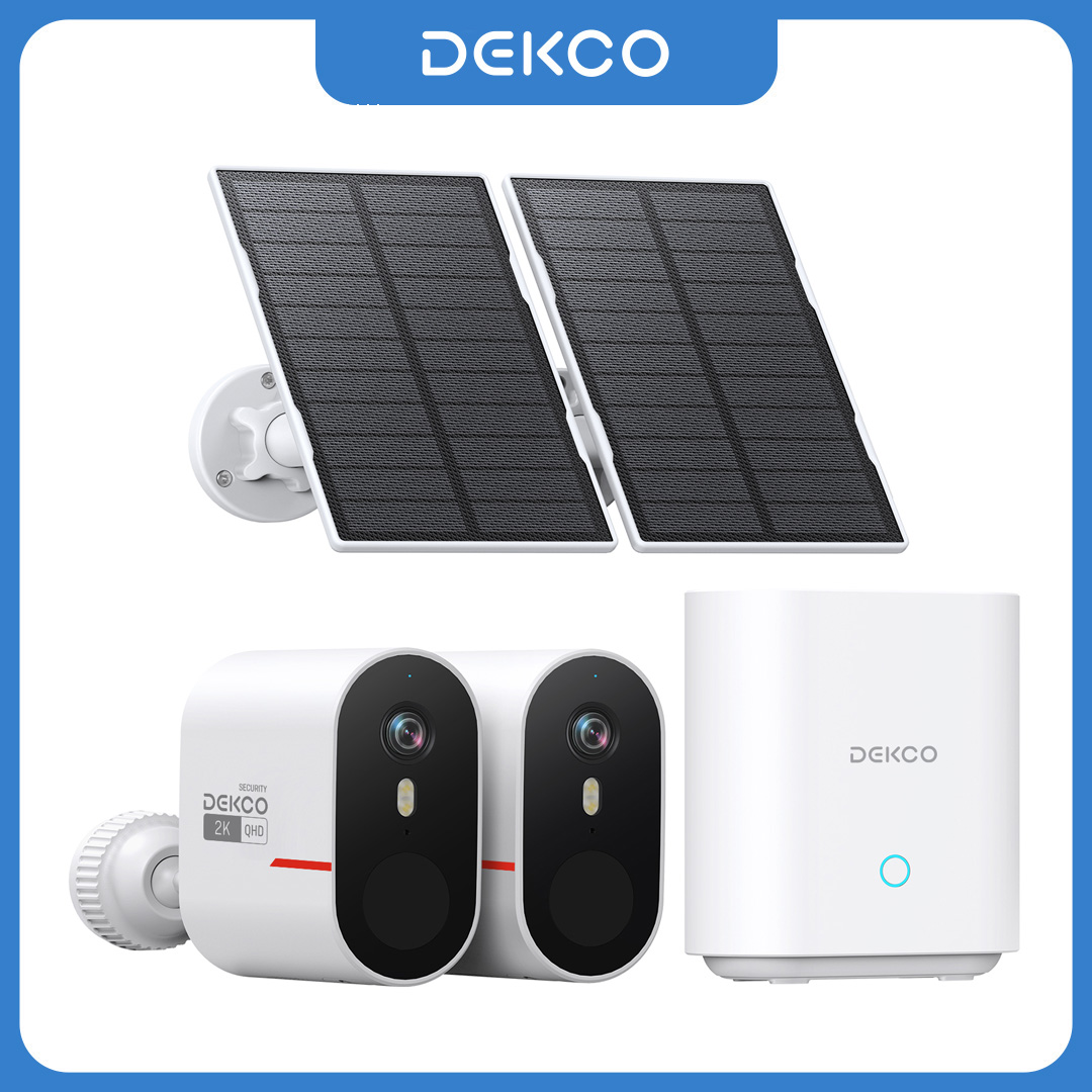 Dekco 3MP WiFi Solar Camera Sy - Home Security Panel review and price