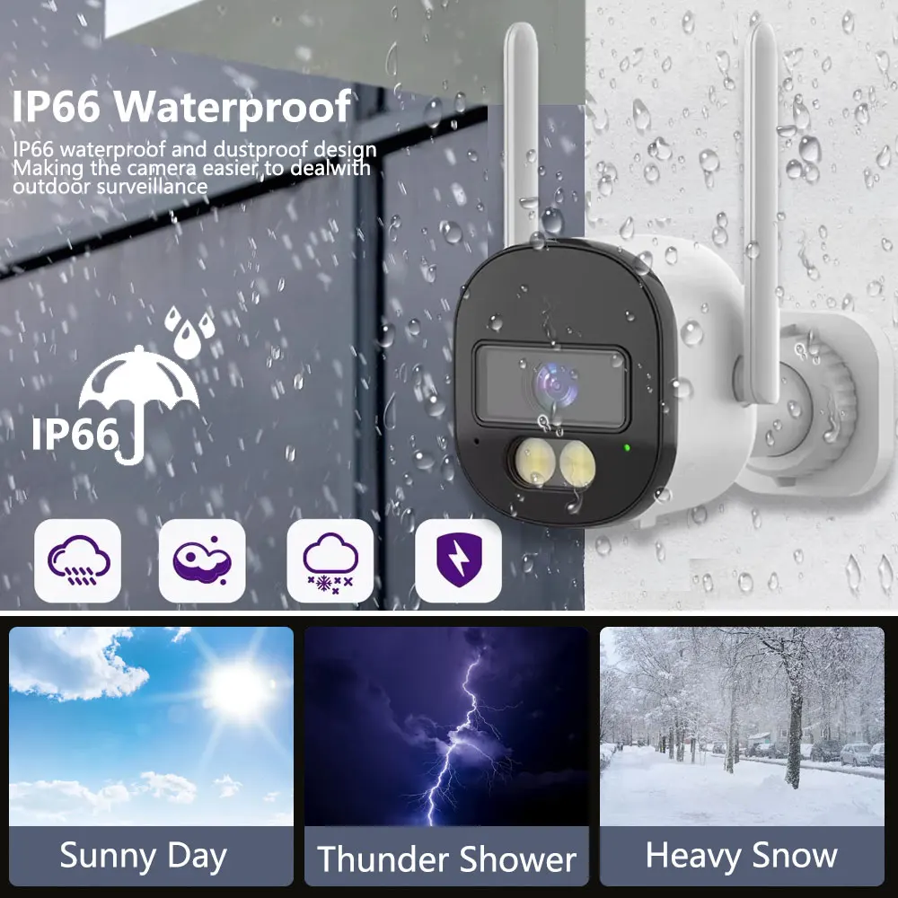 Tuya Bullet Camera Outdoor 5MP - Home Security Technology review and price
