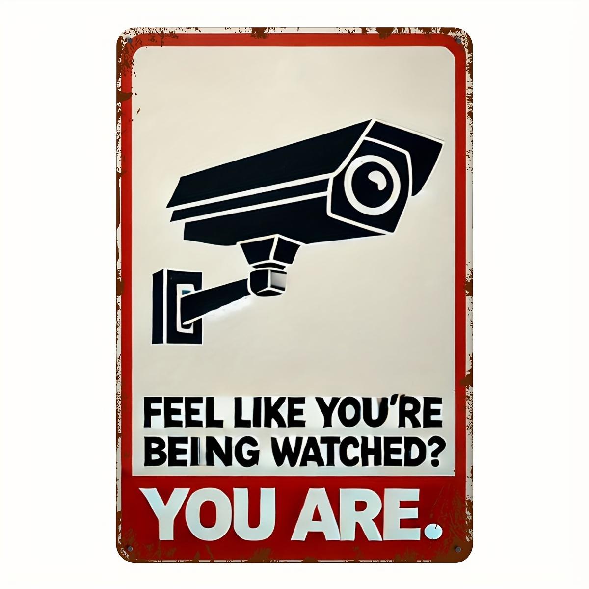 Funny Security Camera Warning  - Home Security Camera review and price