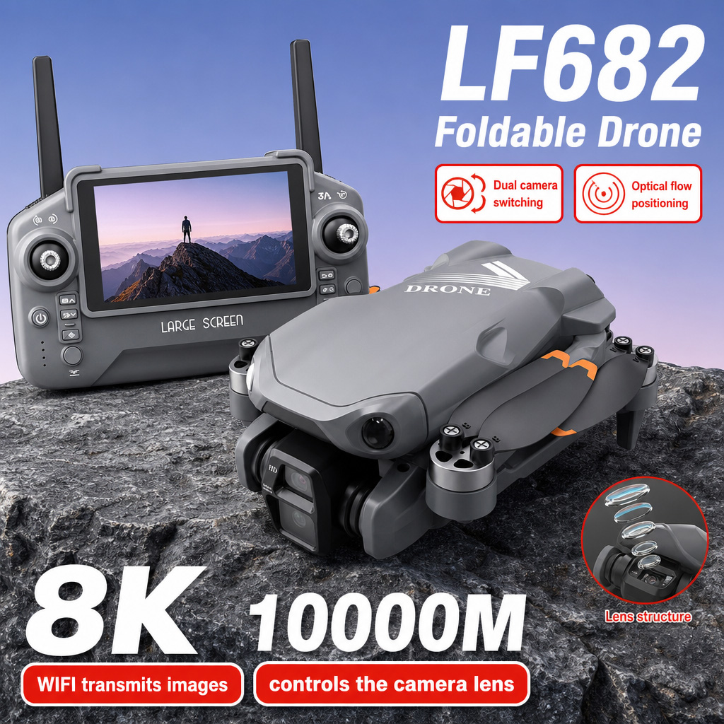 Aerial Photo LF682 Drone 8K HD - Home Security Cameras Outdoor review and price