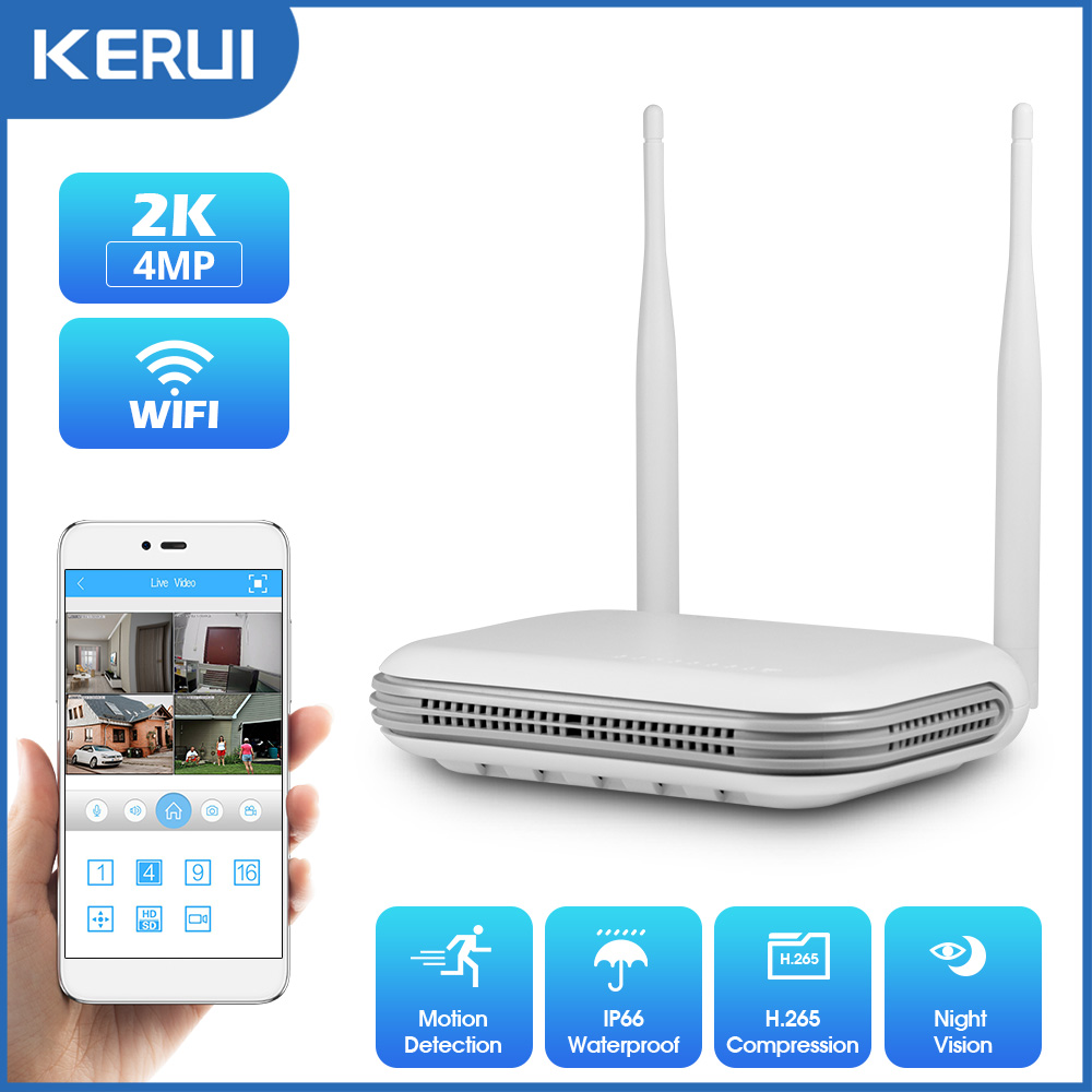 KERUI 2K 3K 4MP 8CH NVR WIFI O - Home Security Panel review and price