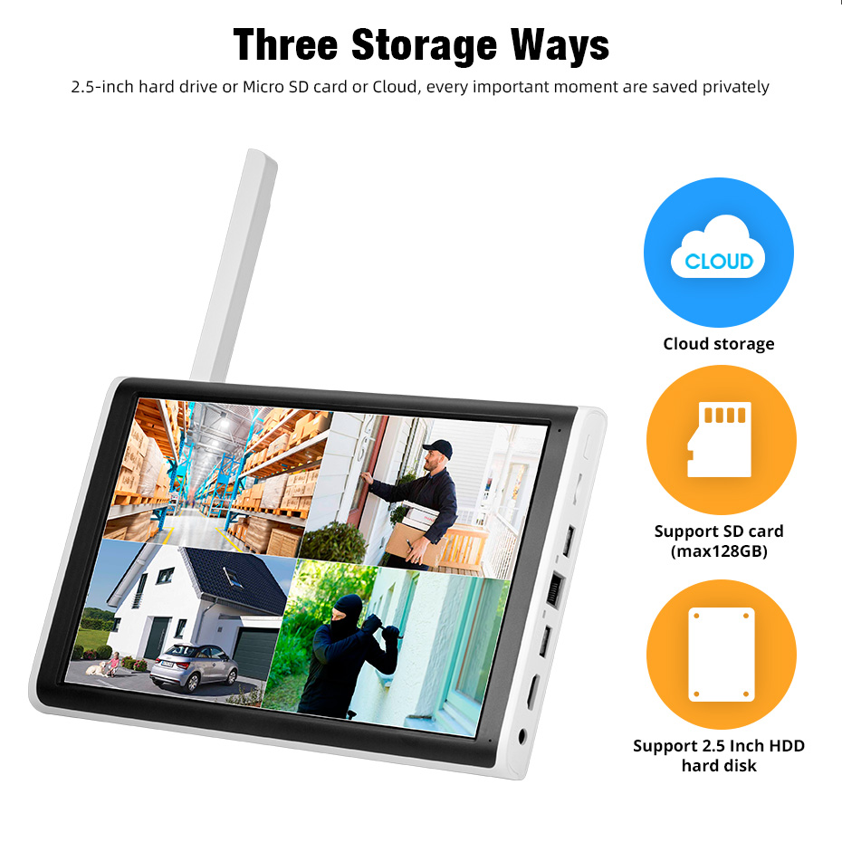 KERUI 2K 3K 4MP 8CH NVR WIFI O - Home Security Panel review and price