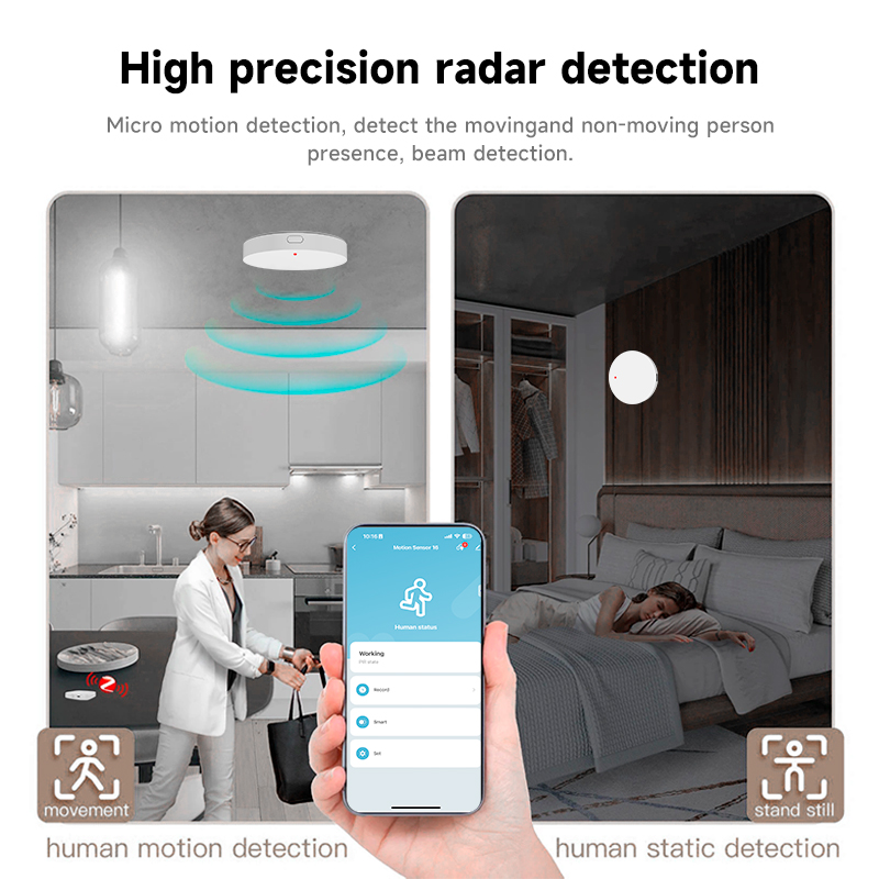 Tuya Zigbee 3.0 24GHz MmWave H - Home Security Gadgets review and price