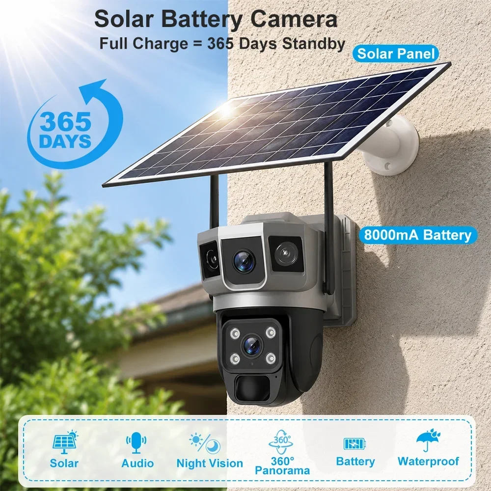V380 4K 3 screens 4G Camera So - Home Security Product review and price