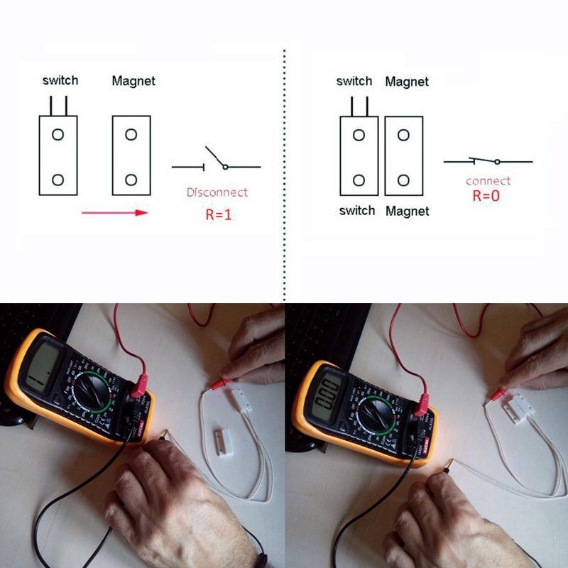 1/2/3/4/5/10/20PCS MC-38 Wired - Home Security Product review and price
