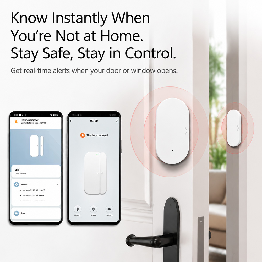 Zigbee 3.0 Door Window Sensor  - Home Security Technology review and price