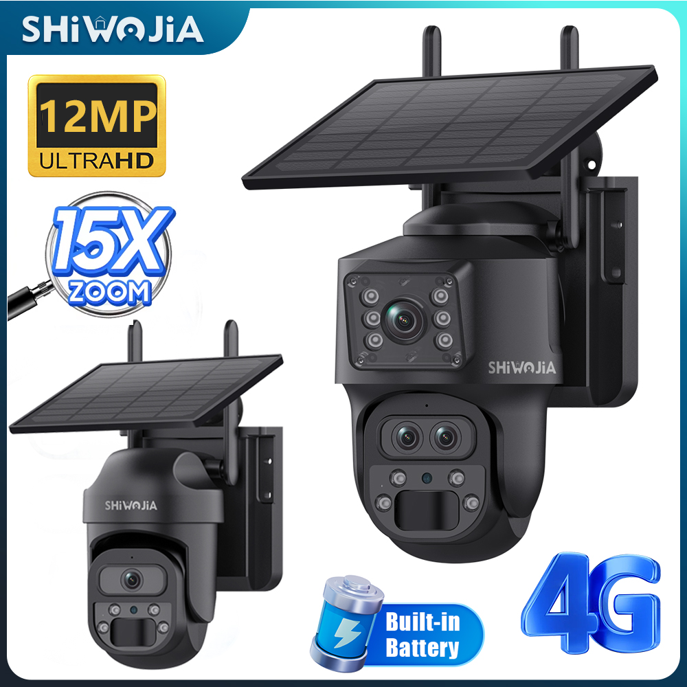SHIWOJIA 15X ZOOM Solar Camera - Home Security Panel review and price