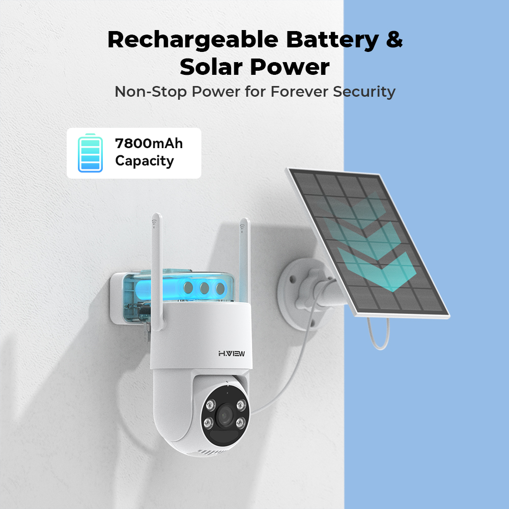 H.VIEW 2PCS PIR Battery Powere - Home Security Cameras Outdoor review and price