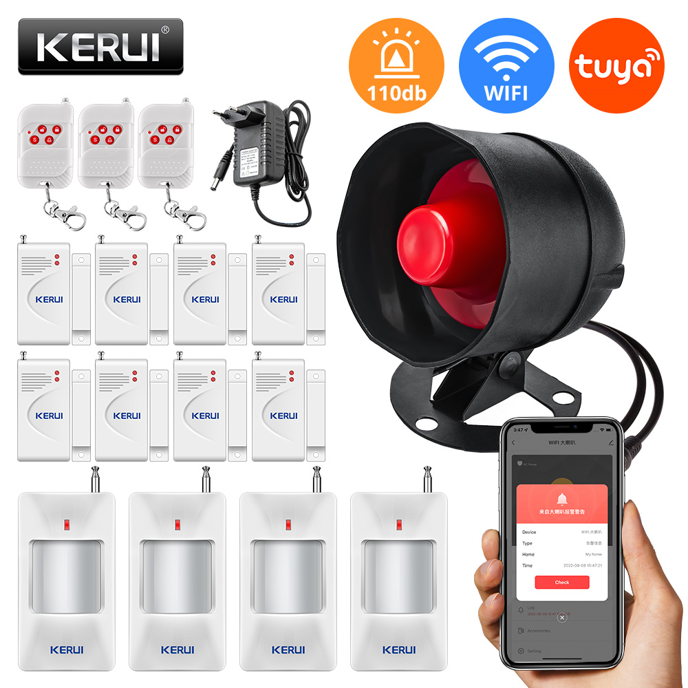 KERUI Tuya WIFI Loudly Speaker - Home Security Product review and price