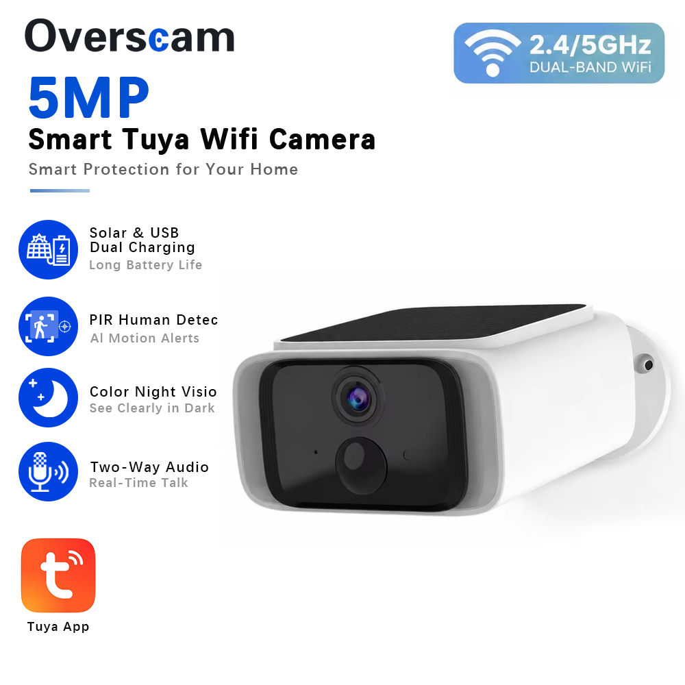 Tuya 5MP Solar Security Camera - Home Security Product review and price
