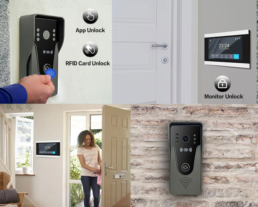 Tuya 1080P 7 Inch Color Touch  - Home Security Technology review and price