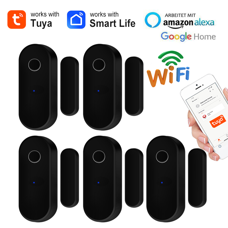 Tuya WiFi Door Open Close Dete - Home Security Technology review and price