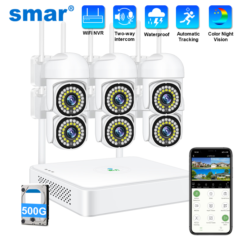 Smar 3MP Wireless CCTV Securit - Home Security Panel review and price